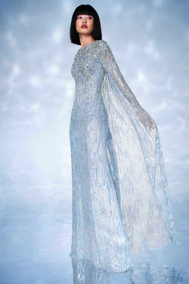 Abendkleid Jenny Packham hellblau