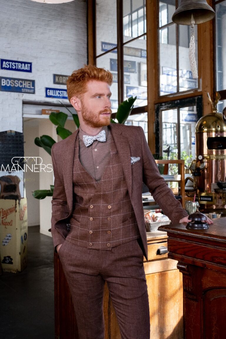 Moderner Bräutigamanzug von dem belgischen Label Good Manners